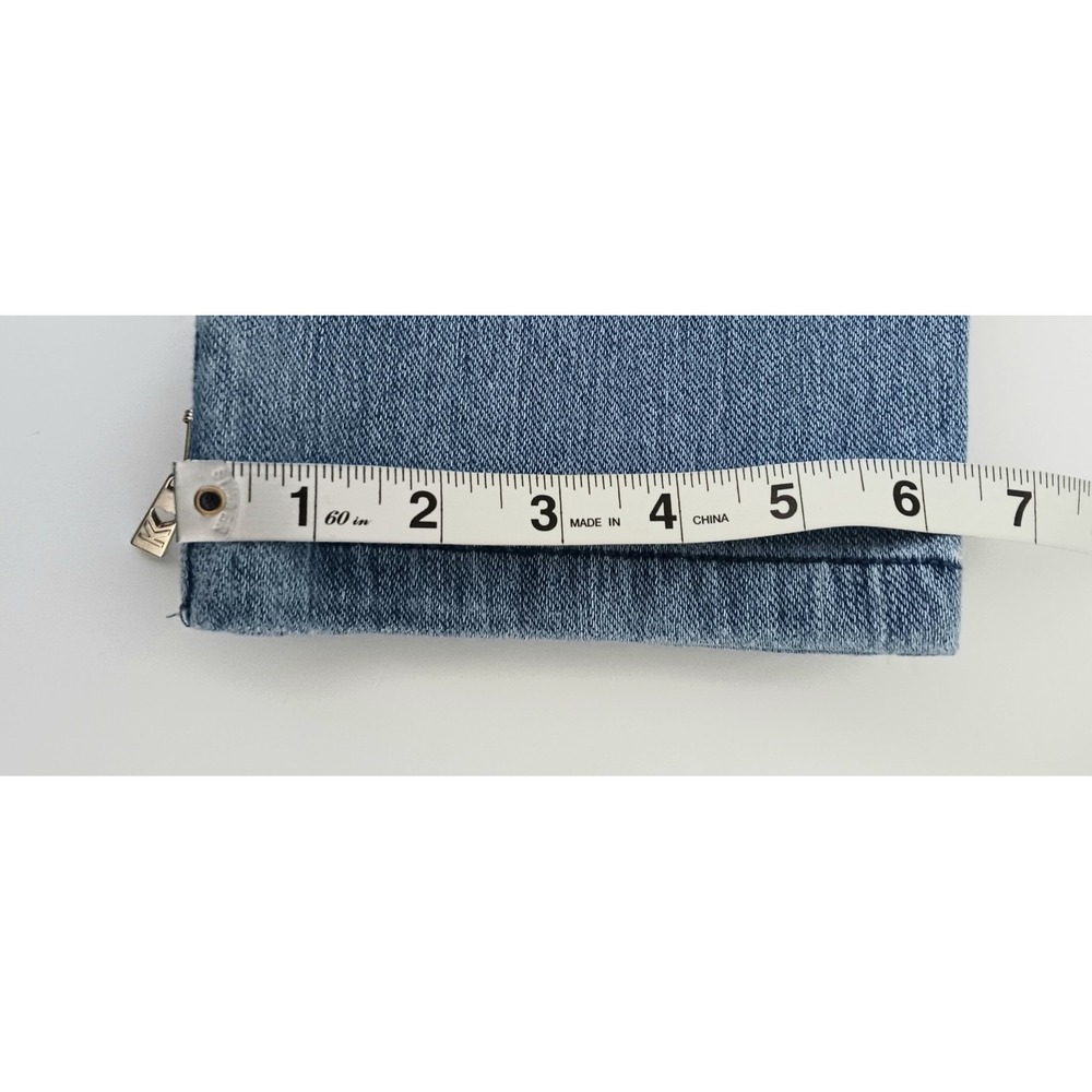Belle by Kim Gravel Jeans Women's Size 6 Crop Zip Ankle Blue Denim Pre-owned - Picture 14 of 14
